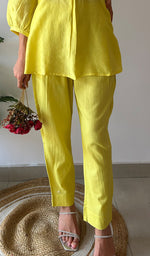 Load image into Gallery viewer, Sarah Women's Lakhnavi Handcrafted Chanderi Silk Chikankari Top And Pant Set - HONC0332557