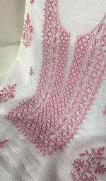 将图像加载到图库查看器中， Women's Lakhnavi Handcrafted Mul Chanderi Unstitched Kurta And Dupatta Set -  HONC0314665