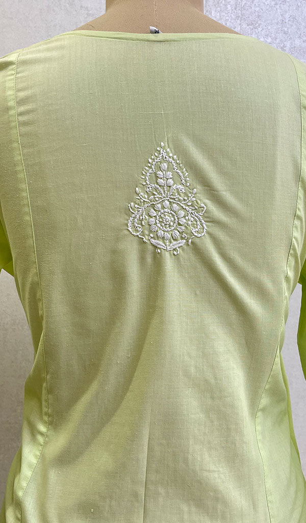 Women's Lucknowi Handcrafted Cotton Chikankari Kurti - HONC0164273