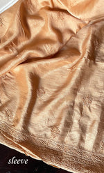 将图像加载到图库查看器中， Lucknowi Handcrafted Raw Silk Chikankari Unstitched Men&#39;s Kurta Fabric - HONC0288529
