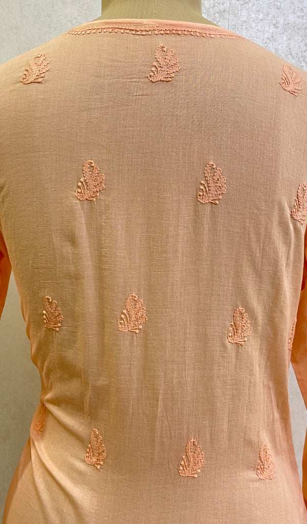 Women's Lucknowi Handcrafted Cotton Chikankari Kurti - HONC0159433