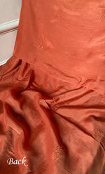 Load image into Gallery viewer, Women&#39;s Lucknowi Handcrafted Muslin Chikankari Unstitched Suit Material - HONC0258337
