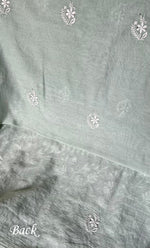 Load image into Gallery viewer, Women&#39;s Lakhnavi Handcrafted Maheshwari Mul Chanderi Kurta And Dupatta Set - HONC0200052
