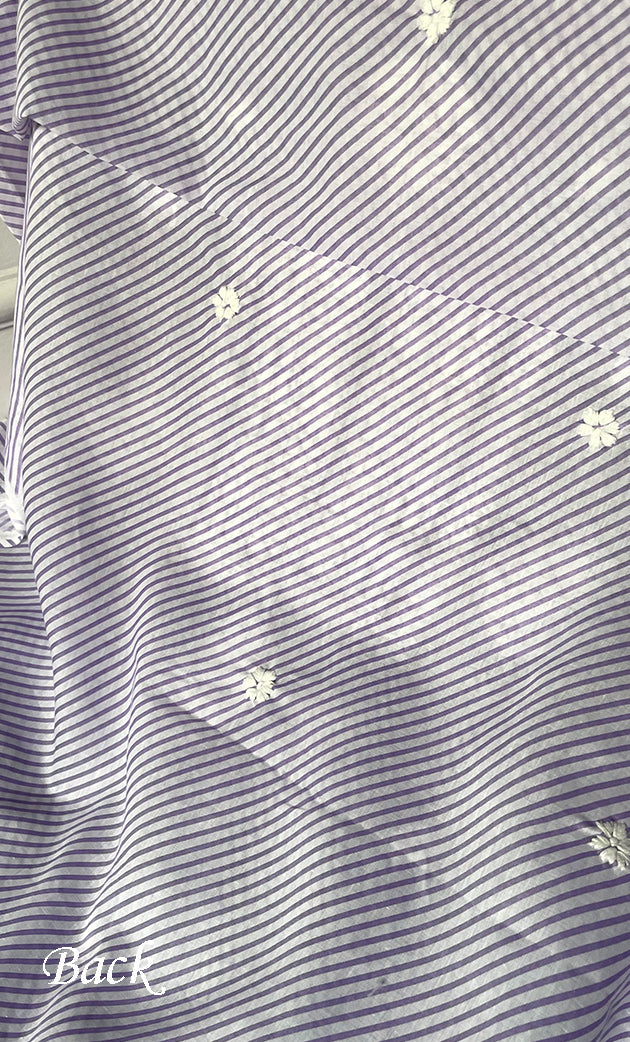 Shumaira Women's Lakhnavi Handcrafted Cotton Chikankari Unstitched Kurti Fabric - HONC0326384