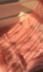 Load image into Gallery viewer, Marifa Women&#39;s Lakhnavi Handcrafted Pure Organza Chikankari Unstitched Kurta And Dupatta Set- HONC0296144
