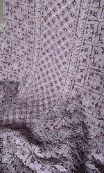 Load image into Gallery viewer, Vamika Women's Lucknowi Handcrafted Faux-Georgette Unstitched Chikankari Suit Material - HONC0330345