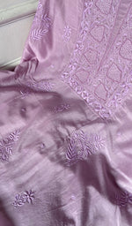 将图像加载到图库查看器中， Women's Lakhnavi Handcrafted Muslin Unstitched Chikankari Full Suit - HONC0344378