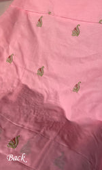 Load image into Gallery viewer, Women's Lakhnavi Handcrafted Unstitched Cotton Chikankari Suit Material - HONC0316590