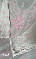 Load image into Gallery viewer, Women&#39;s Lakhnavi Handcrafted Mul Chanderi Semi - Stitched Kurta And Dupatta Set - HONC0314873

