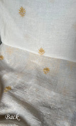 Load image into Gallery viewer, Women&#39;s Lakhnavi Handcrafted Mul Chanderi Unstitched Kurta And Dupatta Set - HONC0278943
