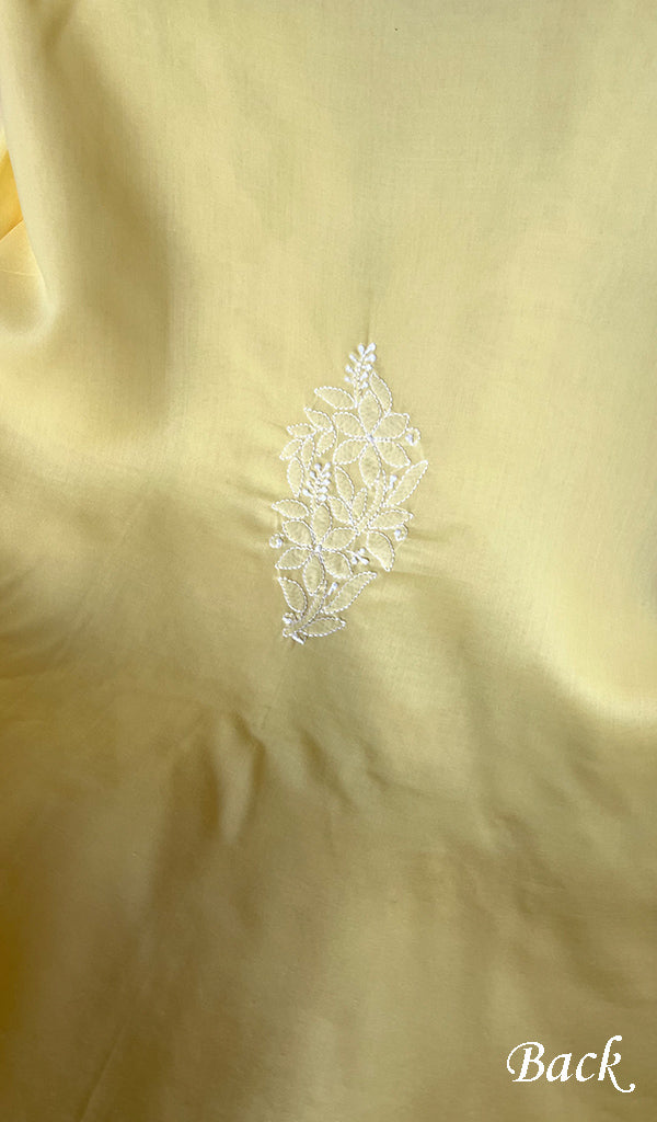 Farah Women's Lakhnavi Handcrafted Cotton Chikankari Suit Material-  HONC0265527