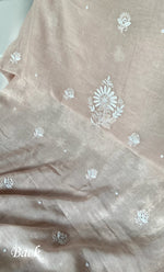 Load image into Gallery viewer, Women&#39;s Lakhnavi Handcrafted Mul Chanderi UnStitched Kurta And Dupatta Set - HONC0318526
