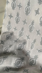 Load image into Gallery viewer, Women's Lakhnavi Handcrafted Unstitched Cotton Chikankari Suit Material - HONC0367459