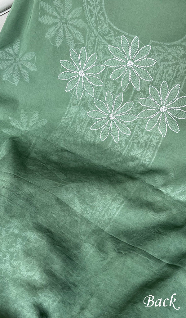 Women's Lakhnavi Handcrafted Cotton Chikankari Suit Material - HONC275057