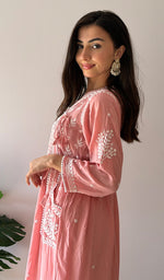 Load image into Gallery viewer, Fawziya Women's Lucknowi Handcrafted Cotton Angrakha - HONC0380461