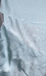 Load image into Gallery viewer, Women&#39;s Lakhnavi Handcrafted Mul Chanderi Unstitched Kurta And Dupatta Set- HONC0278916
