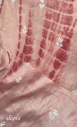 Load image into Gallery viewer, Women&#39;s Lakhnavi Handcrafted Munga Silk Chikankari Kurta And Dupatta Set- HONC0267016
