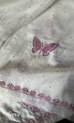将图像加载到图库查看器中， Titlee Women&#39;s Lakhnavi Handcrafted Mul Chanderi Unstitched Kurta And Dupatta Set - HONC0302255
