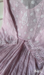 将图像加载到图库查看器中， Women's Lucknowi Handcrafted Kota Cotton Chikankari Semi Stitched Kurta And Dupatta Set - HONC0318329