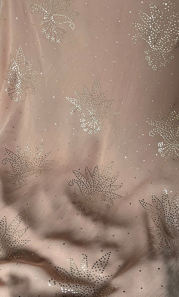 Women's Lucknowi Handcrafted Viscose Georgette Unstitched Chikankari Suit Material -  HONC0336839