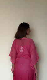 Women's Lucknowi Handcrafted Mul chanderi Chikankari Kaftan - HONC0361360 (Copy)