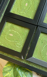 Load image into Gallery viewer, Chikankari Tray with Four Coasters - HONC0269355
