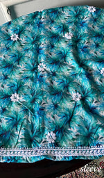 将图像加载到图库查看器中， Women's Lakhnavi Handcrafted Cotton Chikankari Unstitched Kurti Fabric - HONC0315333