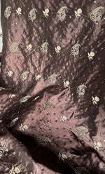 Load image into Gallery viewer, Women's Lakhnavi Handcrafted Pure Silk Chikankari Unstitched Kurta And Dupatta Set- HONC0251028