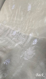 Load image into Gallery viewer, Women's Lakhnavi Handcrafted Mul Chanderi Unstitched Kurta And Dupatta Set - HONC0298568