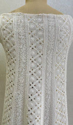 Load image into Gallery viewer, Women&#39;s Lucknowi Handcrafted Pure Georgette Chikankari Anarkali Dupatta Set- HONC0116666
