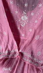 Load image into Gallery viewer, Women&#39;s Lakhnavi Handcrafted Mul Chanderi Semi - Stitched Kurta And Dupatta Set - HONC0293253
