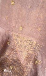 将图像加载到图库查看器中， Women&#39;s Lakhnavi Handcrafted Pure Organza Chikankari Unstitched Kurta And Dupatta Set- HONC0318670
