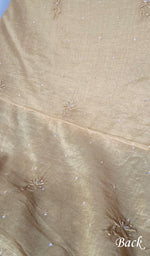 Load image into Gallery viewer, Women's Lakhnavi Handcrafted Mul Chanderi Unstitched Chikankari Full Suit Material - HONC0328108