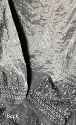 Load image into Gallery viewer, Women's Lakhnavi Handcrafted Tissue Chanderi Semi-Stitched Anarkali And Dupatta Set - HONC0323625