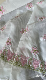 Load image into Gallery viewer, Women&#39;s Lakhnavi Handcrafted Cotton Chikankari Suit Material - HONC0284972
