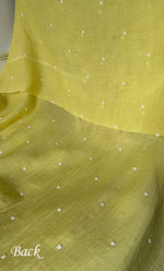 将图像加载到图库查看器中， Chidiya Women's Lakhnavi Handcrafted Mul Chanderi Unstitched Chikankari Full Suit Material - HONC0330319