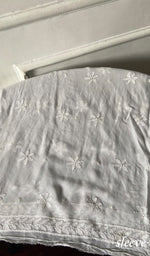 将图像加载到图库查看器中， Women's Lakhnavi Handcrafted Viscose  Georgette Chikankari Kurti Fabric - HONC0343102