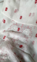 Load image into Gallery viewer, Women&#39;s Lakhnavi Handcrafted Pure Organza Chikankari Unstitched Kurta And Dupatta Set- HONC0320491
