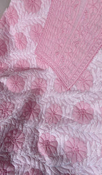 Load image into Gallery viewer, Women's Lakhnavi Handcrafted Cotton Unstitched Chikankari Suit Material - HONC0365127