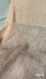 Load image into Gallery viewer, Women's Lakhnavi Handcrafted Mul Chanderi Unstitched Kurta And Dupatta Set - HONC0322420