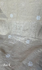 Load image into Gallery viewer, Women's Lakhnavi Handcrafted Tissue Chanderi Unstitched Kurta And Dupatta Set - HONC0284688
