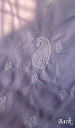 Load image into Gallery viewer, Women&#39;s Lakhnavi Handcrafted Unstitched Cotton Chikankari Suit Material - HONC0294089

