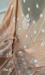 Load image into Gallery viewer, Women&#39;s Lakhnavi Handcrafted Mul Chanderi Semi - Stitched Kurta And Dupatta Set - HONC0309529
