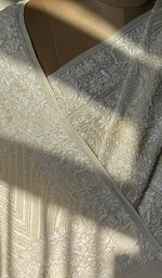 Load image into Gallery viewer, Women&#39;s Lakhnavi Handcrafted Pure Silk Georgette Chikankari - HONC0232425
