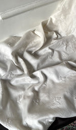 Load image into Gallery viewer, Women's Lucknowi Handcrafted Chanderi Silk Unstitched Chikankari Kurta and Dupatta Set- HONC0276219