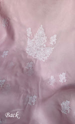Load image into Gallery viewer, Women&#39;s Lakhnavi Handcrafted Unstitched Cotton Chikankari Suit Material - HONC0317386
