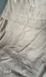 Load image into Gallery viewer, Women&#39;s Lakhnavi Handcrafted Munga Silk Chikankari Kurta And Dupatta Set- HONC0283178
