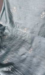 将图像加载到图库查看器中， Women&#39;s Lakhnavi Handcrafted Munga Silk Chikankari Kurta And Dupatta Set- HONC0275145
