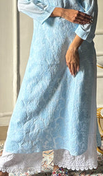 将图像加载到图库查看器中， Shejali Women's Lakhnavi Handcrafted Cotton Chikankari Kurti - HONC0346294