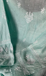 Load image into Gallery viewer, Women&#39;s Lakhnavi Handcrafted Mul Chanderi Semi - Stitched Kurta And Dupatta Set - HONC0302256
